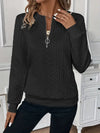 Herald - Elegant Jumper with Zip - Maison Sydney