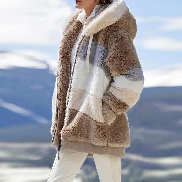 Striped Padded Coat đ