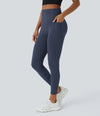 High Waisted Butt Lifting Tummy Control Side Pocket Shaping Training Leggings - Maison Sydney