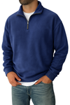 Cooma V2 |Retro Half-zip Stand Collar Sweatshirt