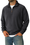 Cooma V2 |Retro Half-zip Stand Collar Sweatshirt