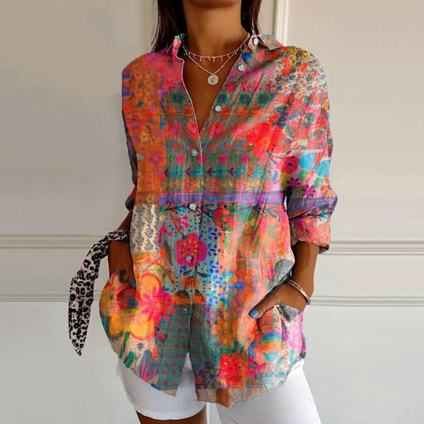 Chemisier™ Vintage Floral Blouse - Maison Sydney