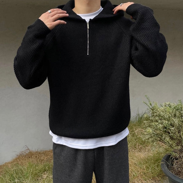 TAEGU Semi Zip Hoodie - Maison Sydney