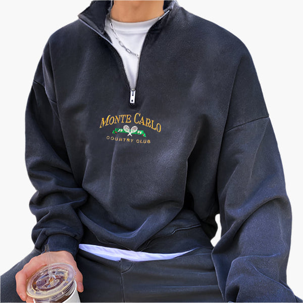 MONTE CARLO Vintage Quarter Zip - Maison Sydney