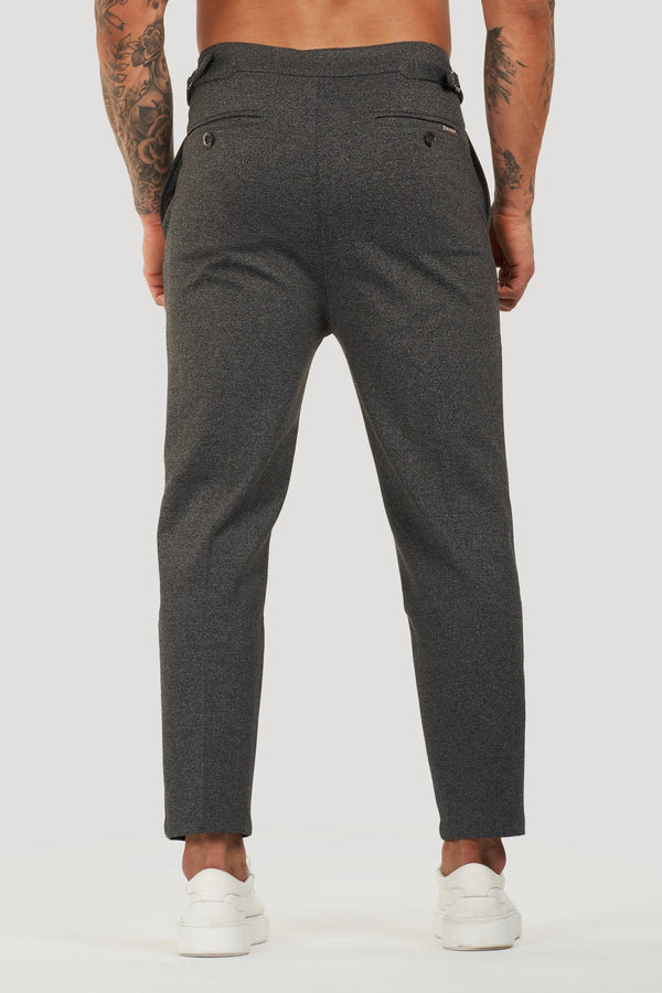 THE ALESSIO TROUSERS - DARK GREY - Maison Sydney