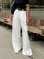Solid Wide Leg Pants Without Belt - Maison Sydney