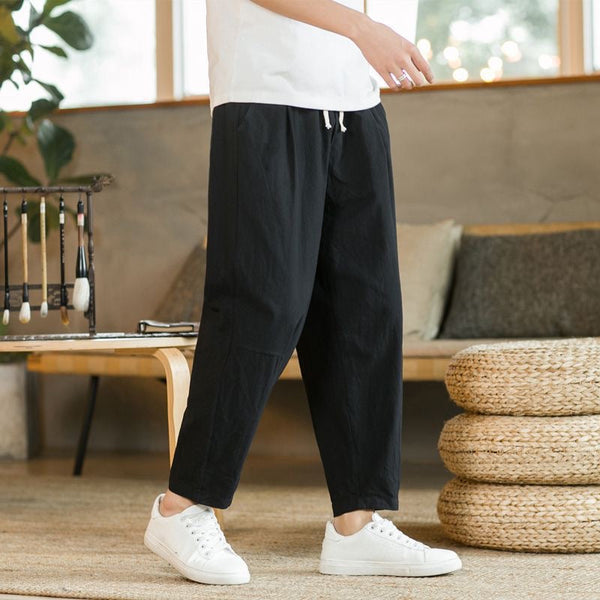 JEJU Wide Linen Pants - Maison Sydney