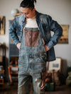Contrast Denim Overalls