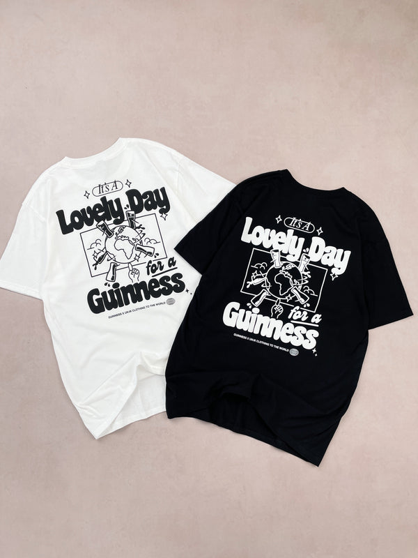 Guinness x MS 'Worldwide' Tee - Black - Maison Sydney