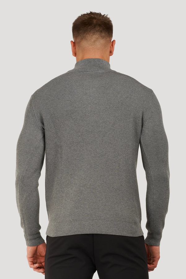 THE RENZO HALF ZIP SWEATER - Maison Sydney