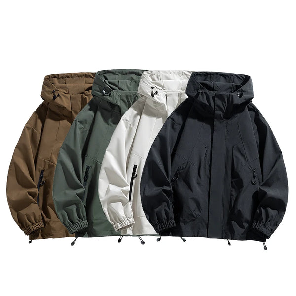 RainDrift | Hooded Softshell Windcoat