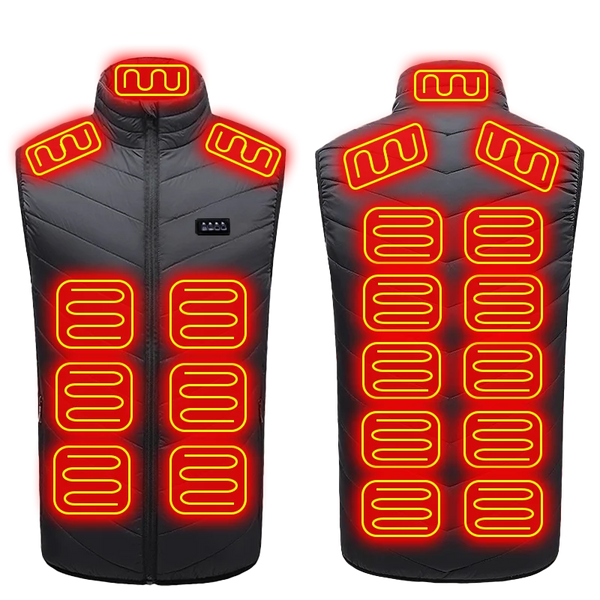 DuraHeat | 21-Zone Outdoor Heated Vest – Tough Graphene Tech