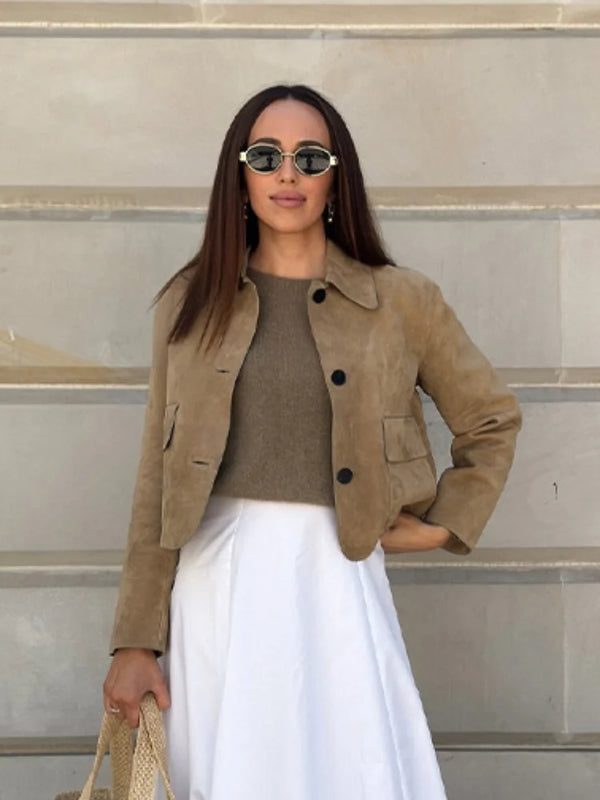 Urban Chic Suede Jacket - Maison Sydney