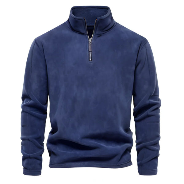Cooma V2 |Retro Half-zip Stand Collar Sweatshirt