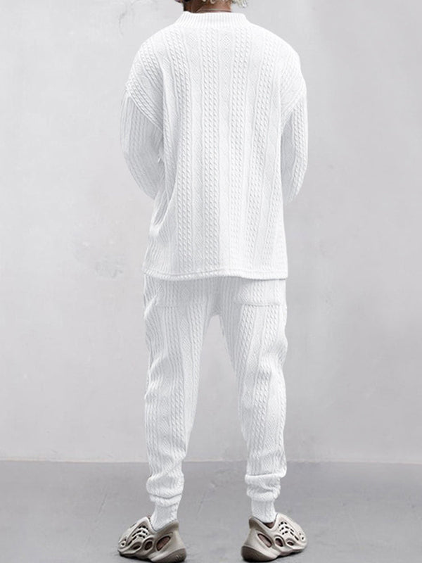 FlexKnit | Cable Knit Athleisure Set - Maison Sydney