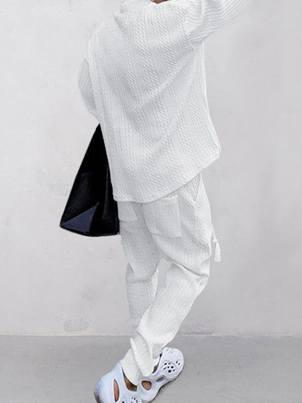 FlexKnit | Cable Knit Athleisure Set - Maison Sydney