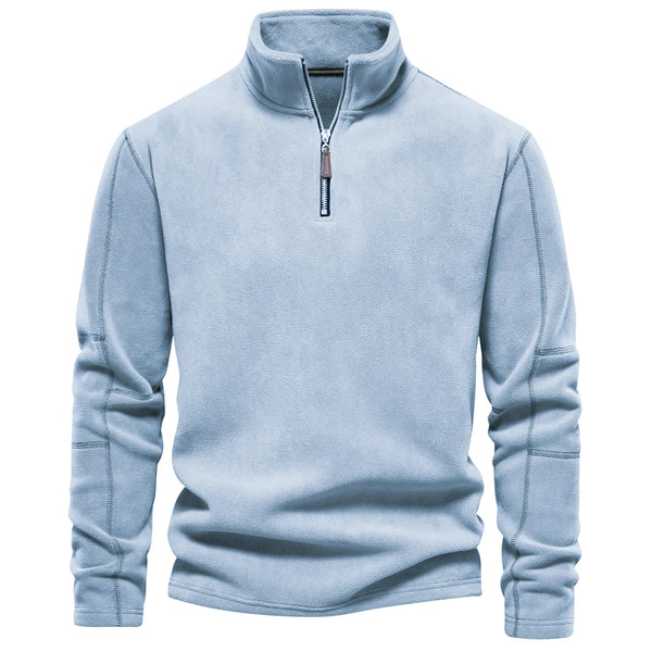 Cooma V2 |Retro Half-zip Stand Collar Sweatshirt