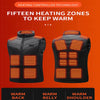 DuraHeat | 21-Zone Outdoor Heated Vest – Tough Graphene Tech