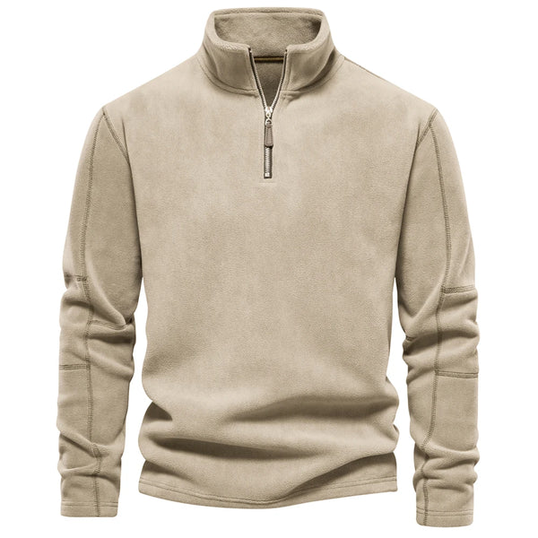 Cooma V2 |Retro Half-zip Stand Collar Sweatshirt