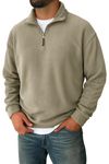 Cooma V2 |Retro Half-zip Stand Collar Sweatshirt