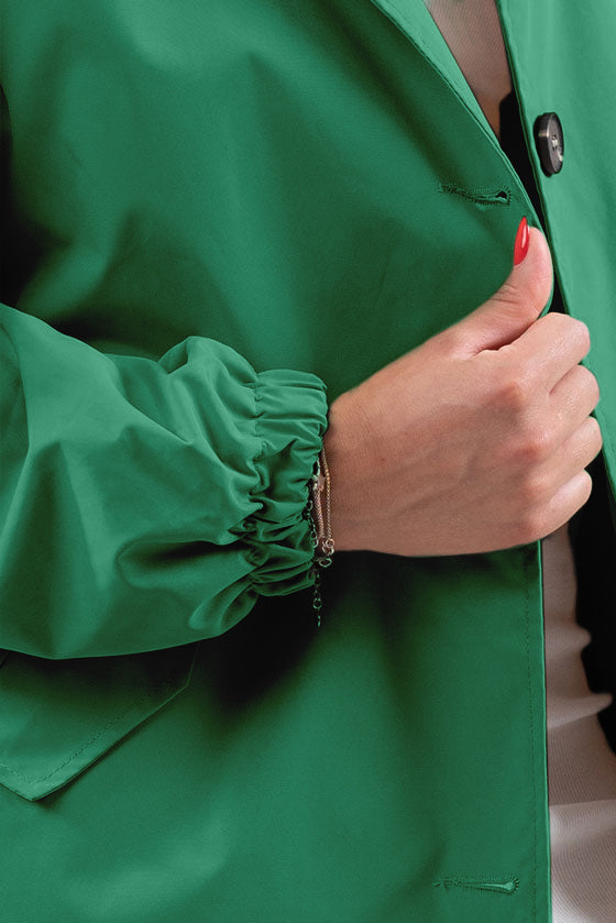 EMERALD GREEN WINDBREAKER