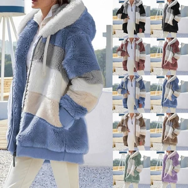 Striped Padded Coat đ