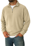 Cooma V2 |Retro Half-zip Stand Collar Sweatshirt