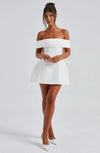 NOIR MINI DRESS - IVORY - Maison Sydney