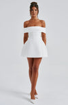 NOIR MINI DRESS - IVORY - Maison Sydney