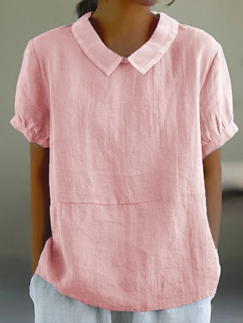 Luna™ | Relaxed Fit Collared Blouse - Maison Sydney