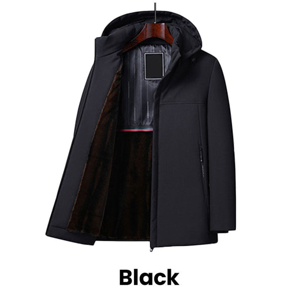 OzBold | Men’s Thermal Thick Hooded Parka Coat