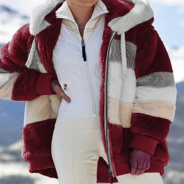 Striped Padded Coat đ
