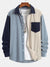 Corduroy Patchwork Shirt - Maison Sydney