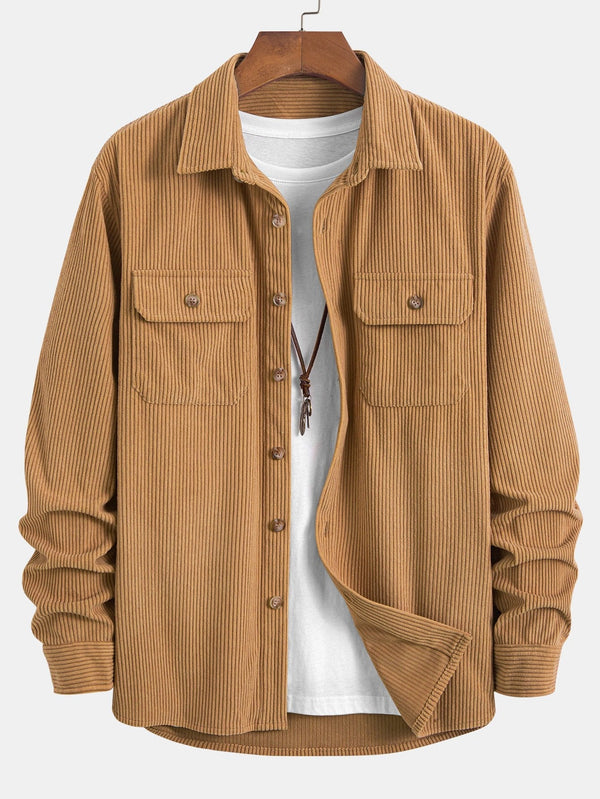 Double Pocket Corduroy Shirt - Maison Sydney
