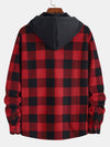 Flannel Fleece Lined Hooded Shirt - Maison Sydney