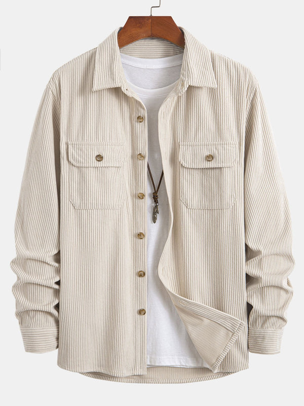 Double Pocket Corduroy Shirt - Maison Sydney