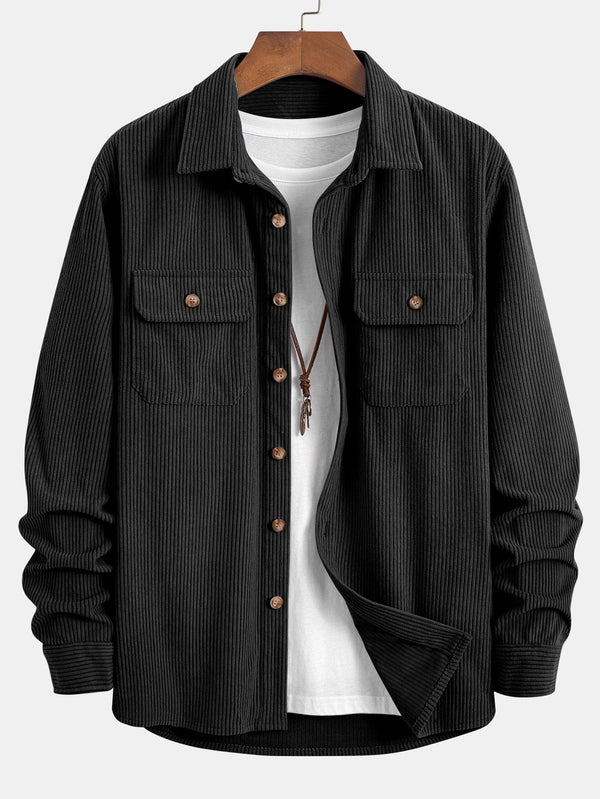 Double Pocket Corduroy Shirt - Maison Sydney