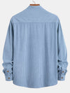 Corduroy Stand Collar Shirt - Maison Sydney