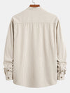Corduroy Stand Collar Shirt - Maison Sydney