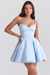 SELENA MINI DRESS - BLUE - Maison Sydney