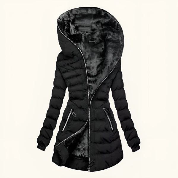 Fluffé - Women's Parka with Fluffy Fur Lining