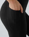 High Waisted Butt Lifting Tummy Control Side Pocket Shaping Training Leggings - Maison Sydney