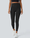 High Waisted Butt Lifting Tummy Control Side Pocket Shaping Training Leggings - Maison Sydney