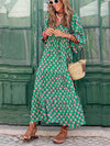 Bohemian Printed Maxi Dress