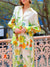 Tailored Silhouette Floral Print Top