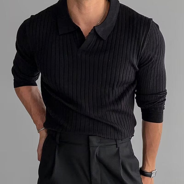 SUWON V-Neck Polo - Maison Sydney