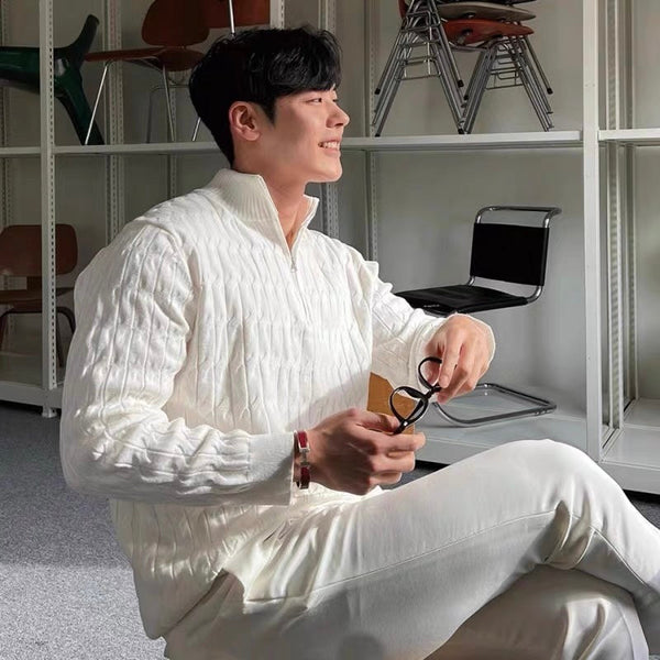 GWANGJU Half Zip Sweater - Maison Sydney