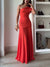 Elegance EffortlessMesh Off Shoulder Ruched Stretch Maxi Dress
