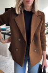 ESTRELLA™ - Elegant Knit-Sleeve Blazer - Maison Sydney
