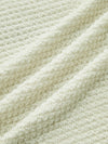 Plain Waffle Slim Sweater - Maison Sydney